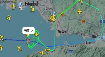 İstanbul’da fırtına alarmı: Uçaklar iniş yapamadı, havada tur attı!
