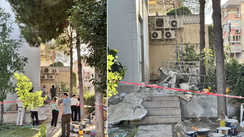 İzmir'de 3 kardeş işçinin yaralandığı iskele kazası kamerada haberinin görseli