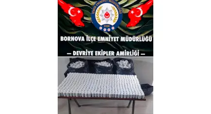 İzmir haber: Polisin ‘dur’ ihtarına uymadı! Aracından 118 bin 320 sentetik hap çıktı