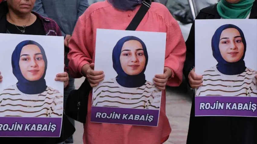 Kadınlardan Rojin Kabaiş soruşturmasına tepki haberinin görseli