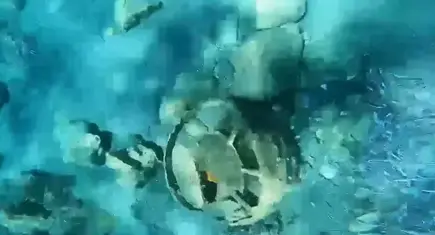 Muğla'da denizin dibindeki mayın imha edildi