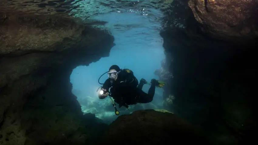 Seferihisar'ın su altı zenginliği dalış turizmine canlılık katıyor haberinin görseli