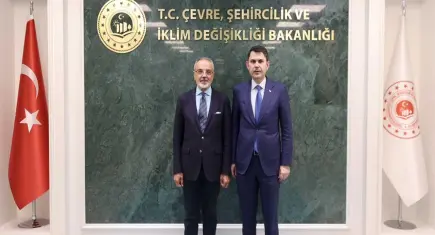 Bakan Kurum, DEM Parti Ağrı Milletvekili Sakık ile bir araya geldi