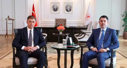 Cemil Tugay Ankara’da: Bakan Kurum'u ziyaret etti