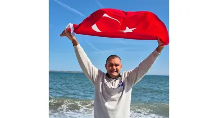 Otizimli sporcu Tuna 12 derece suda kulaç atacak
