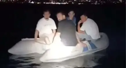 Sapanca Gölü'nde fırtınaya yakalanan 35 kişi kurtarıldı