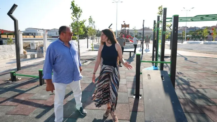 Çeşme’de park ve spor alanlarına dev yatırım haberinin görseli