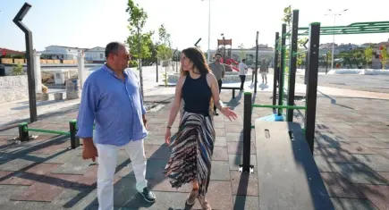 Çeşme’de park ve spor alanlarına dev yatırım