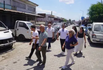 Başkan Vekili Gümüş’ten sanayi esnafına yerinde ziyaret