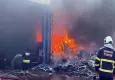 Geri dönüşüm tesisinde büyük yangın