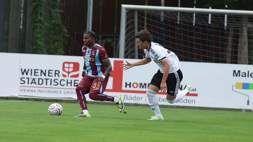 Trabzonspor yeni sezondaki ilk provasında Eintracht Frankfurt'a mağlup oldu haberinin görseli