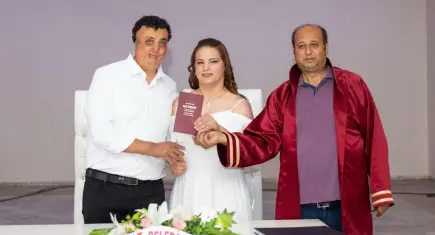 İşaret diliyle bir ömür boyu mutluluğa "Evet" dediler