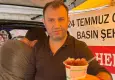İzmir’de gazeteciler için kar helvası ikramı