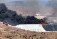 Ayvacık'taki katı atık tesisinde yangın