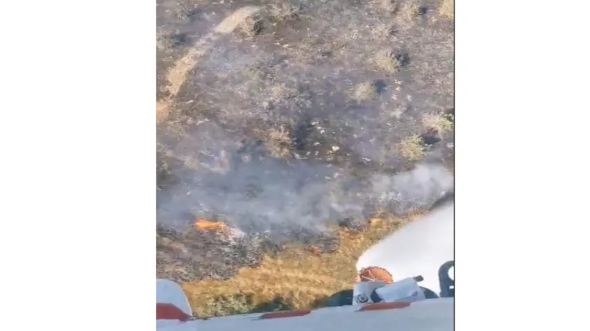 Bilecik’te tarım arazisinde korkutan yangın haberinin görseli