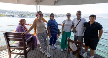 Tarihi Bergama Vapuru ile Körfez turuna yoğun ilgi