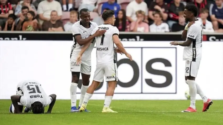 Beşiktaş Avrupa’da yoluna devam ediyor: Midtjylland’ı deplasmanda geçti haberinin görseli