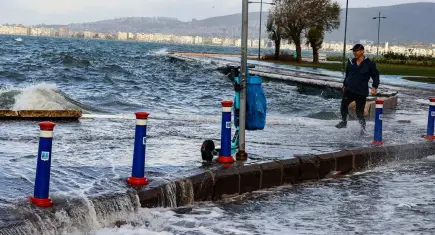 İzmir için sarı kodlu fırtına uyarısı
