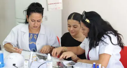 Konaklı kadınlara meslek kapısı açan kurslar