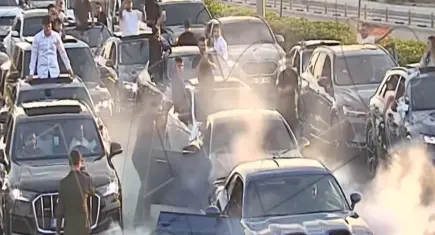 Düğün konvoyunda yol kapatanlara dev ceza