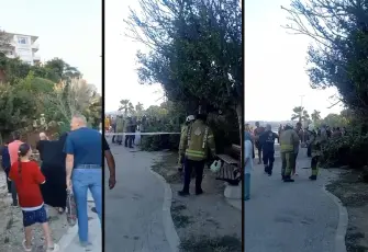 Büyükçekmece'de toprak kayması! Ekipler bölgede kurtarma çalışması başlattı