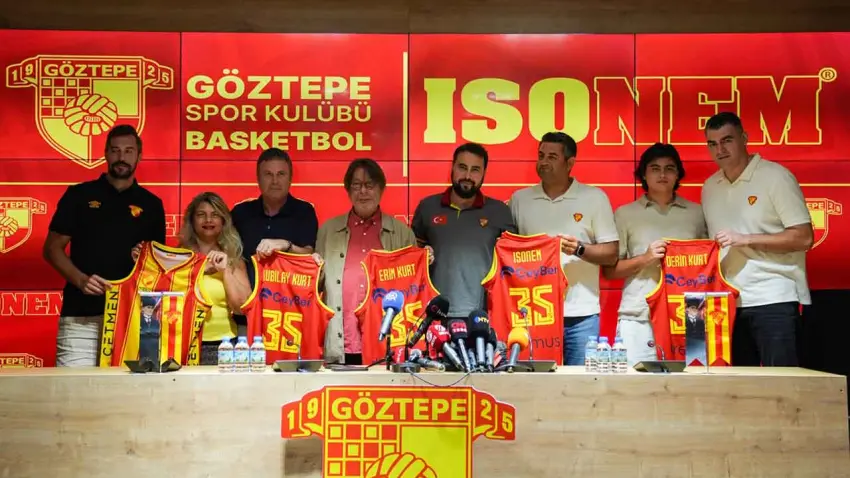 Göztepe Erkek Basketbol Takımı'na yeni isim sponsoru haberinin görseli