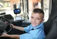 Minik Edip'in ESHOT şoförü olma hayali gerçek oldu