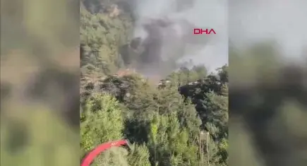 Bolu Göynük'te orman yangını! Ekiplerin müdahalesi sürüyor