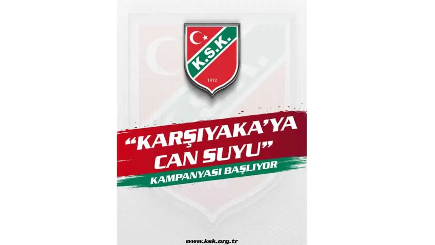 Karşıyaka Basketbol için 'Can Suyu' kampanyası başlatıldı haberinin görseli