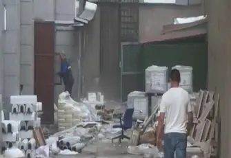 Erzurum Adliyesinin arşiv bölümünde yangın