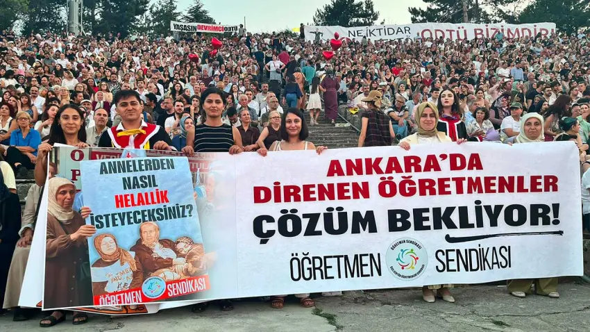 Öğretmenlerden ortak çağrı: Adalet ve güvenceli çalışma istiyoruz haberinin görseli