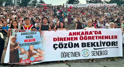 Öğretmenlerden ortak çağrı: Adalet ve güvenceli çalışma istiyoruz
