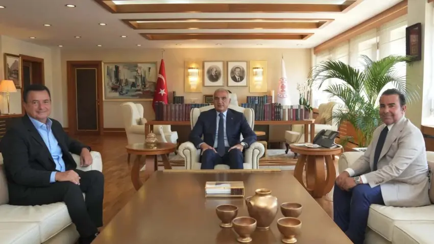 Bakan Ersoy ile Acun Ilıcalı görüştü  haberinin görseli