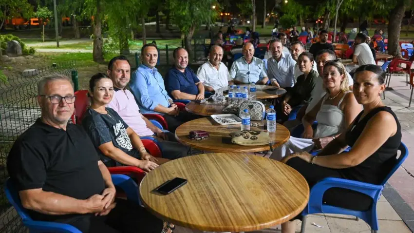Başkan Eşki Çamdibi’nde vatandaşlarla buluştu haberinin görseli