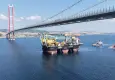 Dünyanın en büyük 3. vinç gemisi Çanakkale Boğazı'nda!