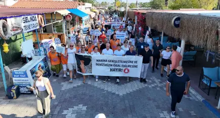 Sığacık Körfezi'ndeki marina projesine tepki: Deniz bizim, Sığacık hepimizin!