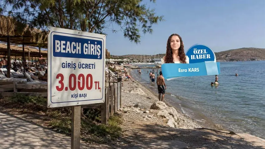Plaj giriş ücretleri vatandaşı denizden kopardı haberinin görseli