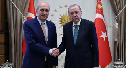 Cumhurbaşkanı Erdoğan, Kurtulmuş ile görüştü