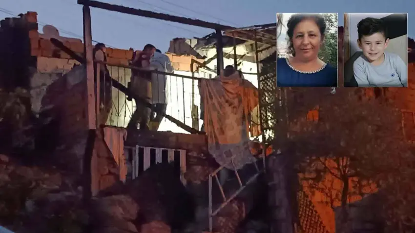 İzmir’deki yaygında ölen anneanne torununu kurtarmak için alevlerin arasına girmiş haberinin görseli