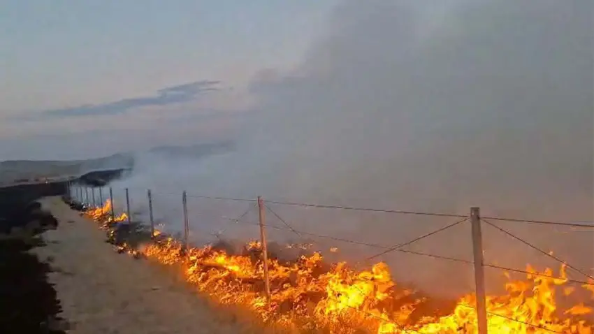 Polatlı'da tarihi sit alanını yakan alkollü şüpheli tutuklandı! haberinin görseli