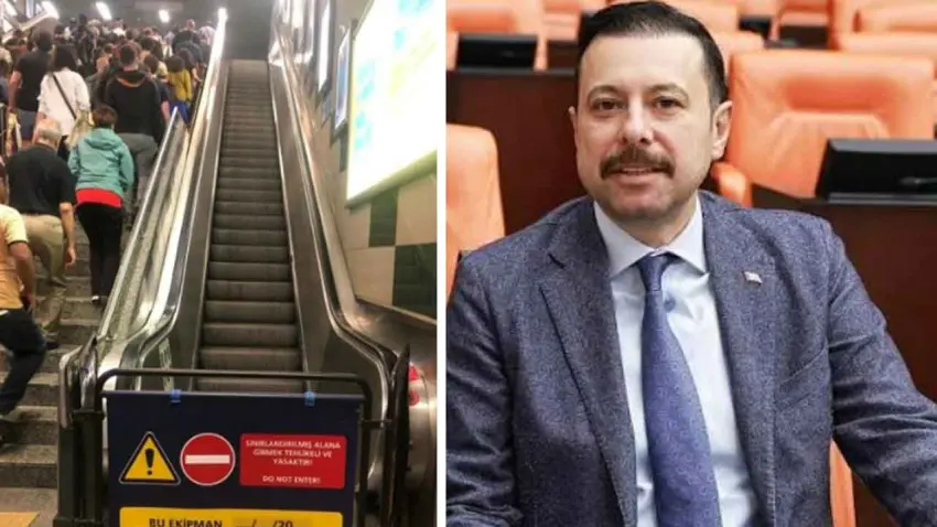 AK Partili Kaya’dan yürüyen merdiven tepkisi: 6 aydır çalışmıyor
