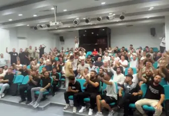 Altay'da taraftarlar kulüp için kenetlendi