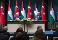 Cumhurbaşkanı Erdoğan, Filistin Devlet Başkanı Abbas ile ortak basın toplantısı düzenledi