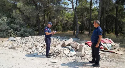 Gaziemir’de kaçak atık dökümüne 413 bin liralık ceza