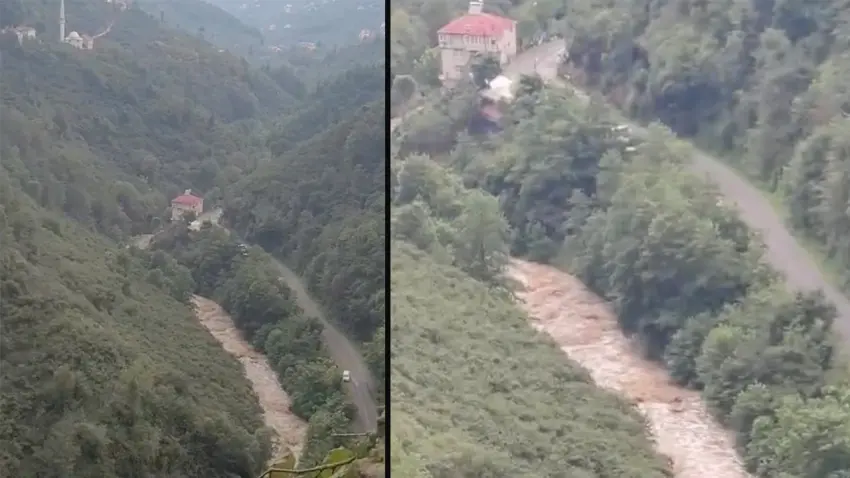 Giresun’da sel felaketi! Anne ve 2 kızı dereye kapılarak kayboldu haberinin görseli