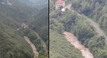 Giresun’da sel felaketi! Anne ve 2 kızı dereye kapılarak kayboldu