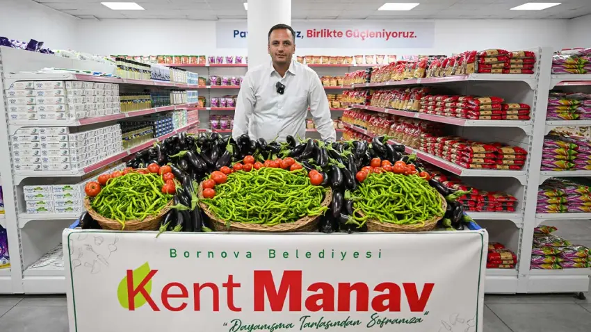 Bornova’da tarladan Kent Market’e uzanan dayanışma haberinin görseli