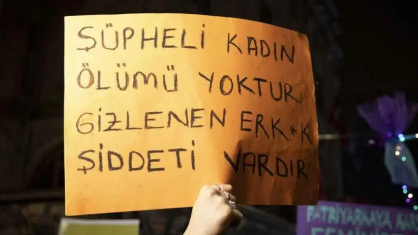 Cinsel şiddet ve şüpheli kadın ölümleri için adalet çağrısı haberinin görseli