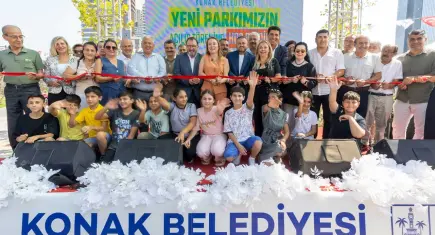 Konak’ta yeni park sevinci: 6 bin metrekarelik alan hizmete açıldı
