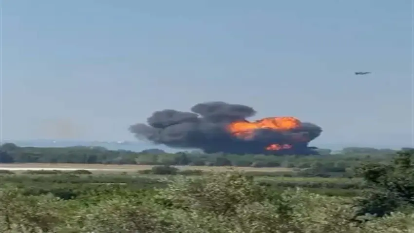 Yalova'da düşen F-16'nın kaza anına ait yeni görüntüler ortaya çıktı haberinin görseli